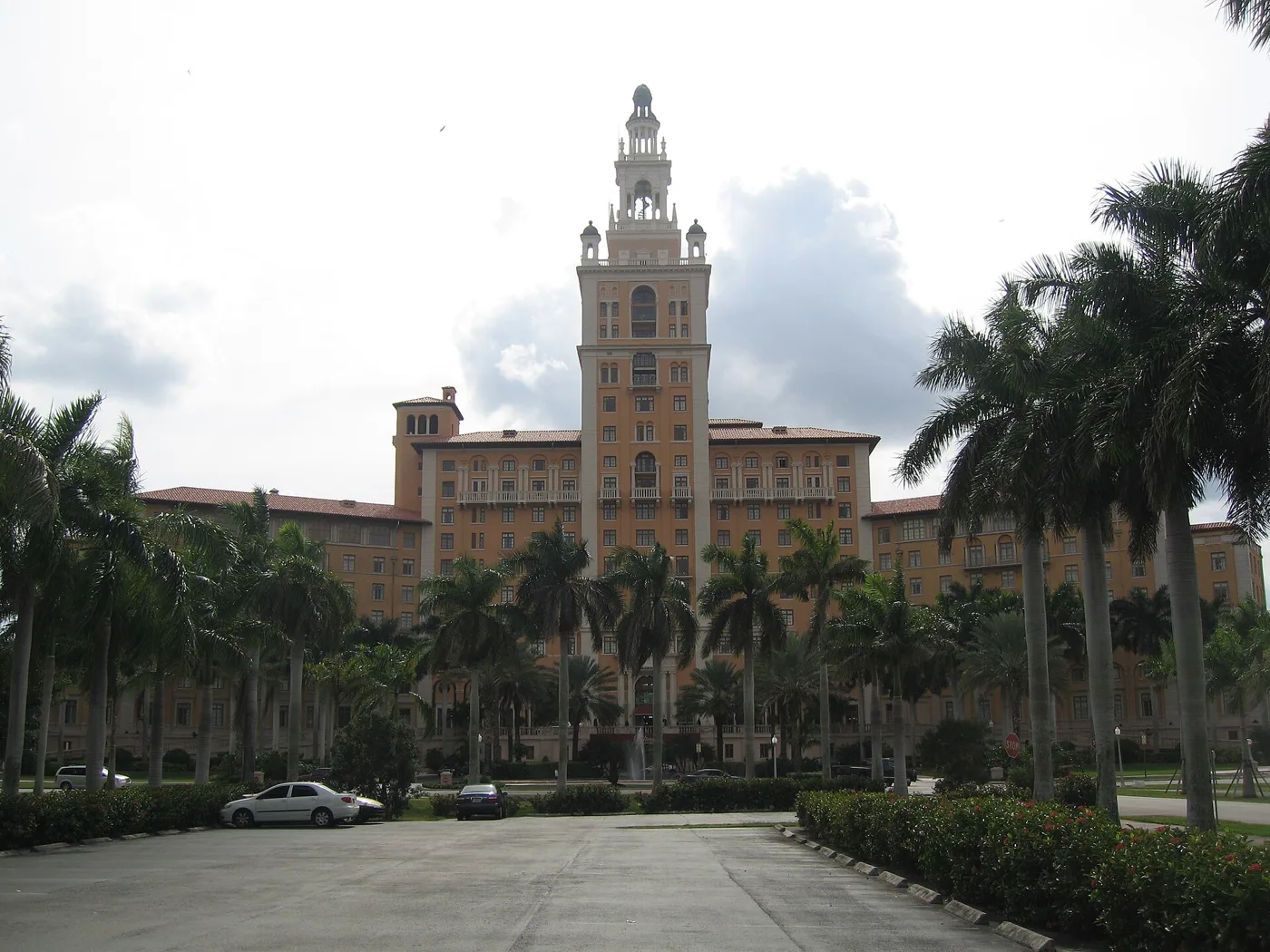 The Biltmore Hotel and its tower on Anastasia Avenue, where Coral Gables holds its Fourth of July fireworks.