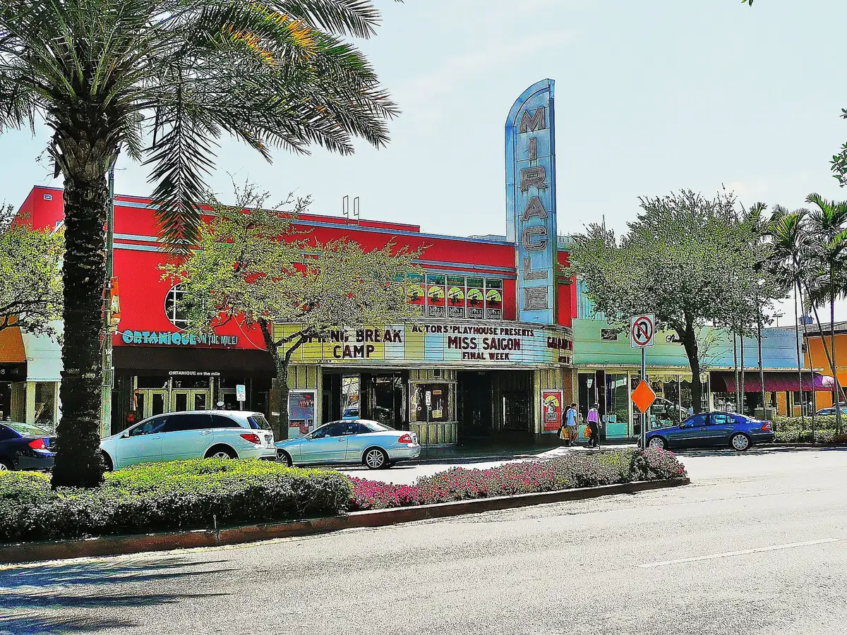 The Miracle Theatre on Miracle Mile in Coral Gables, home of Actors' Playhouse.