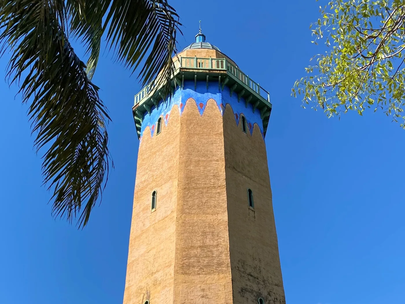 The Alhambra Water Tower, a 1920s landmark on Alhambra Circle in Coral Gables.