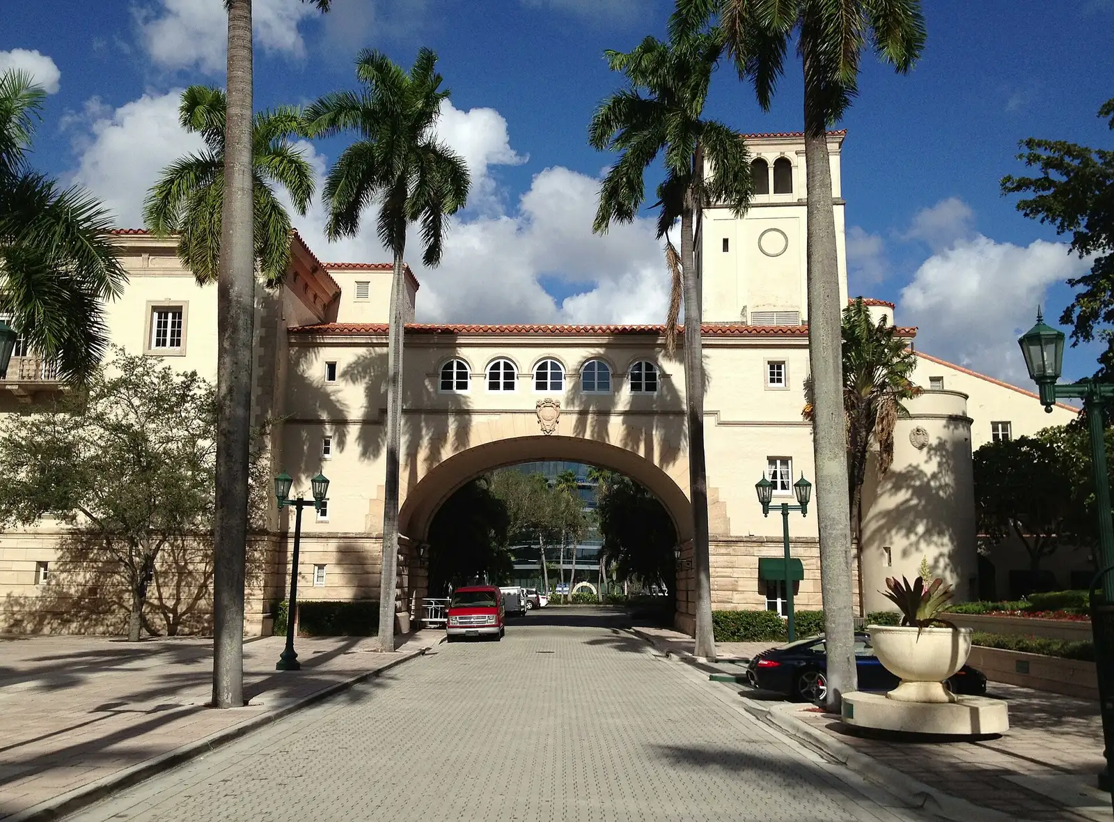 The Douglas Entrance at Tamiami Trail and Douglas Road, across the street from the Flagler Section