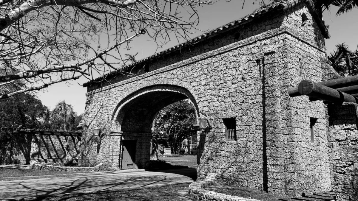 The Granada Entrance on Tamiami Trail, one of the 1920s gateways to Coral Gables